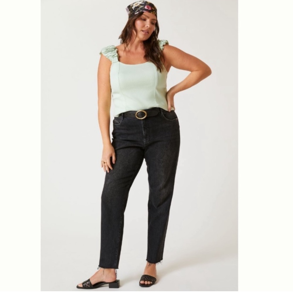 Anthropologie pilcro black jeans sz 16W